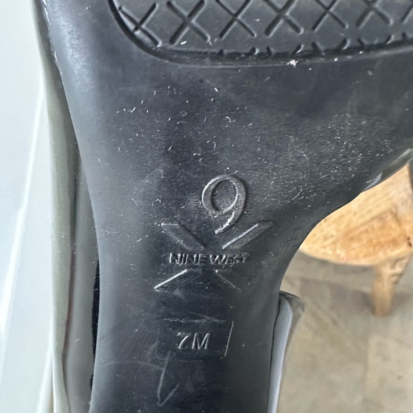 Nine West block heel black size 7 - Picture 5 of 5